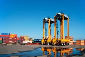 Kalmar electric straddle carriers