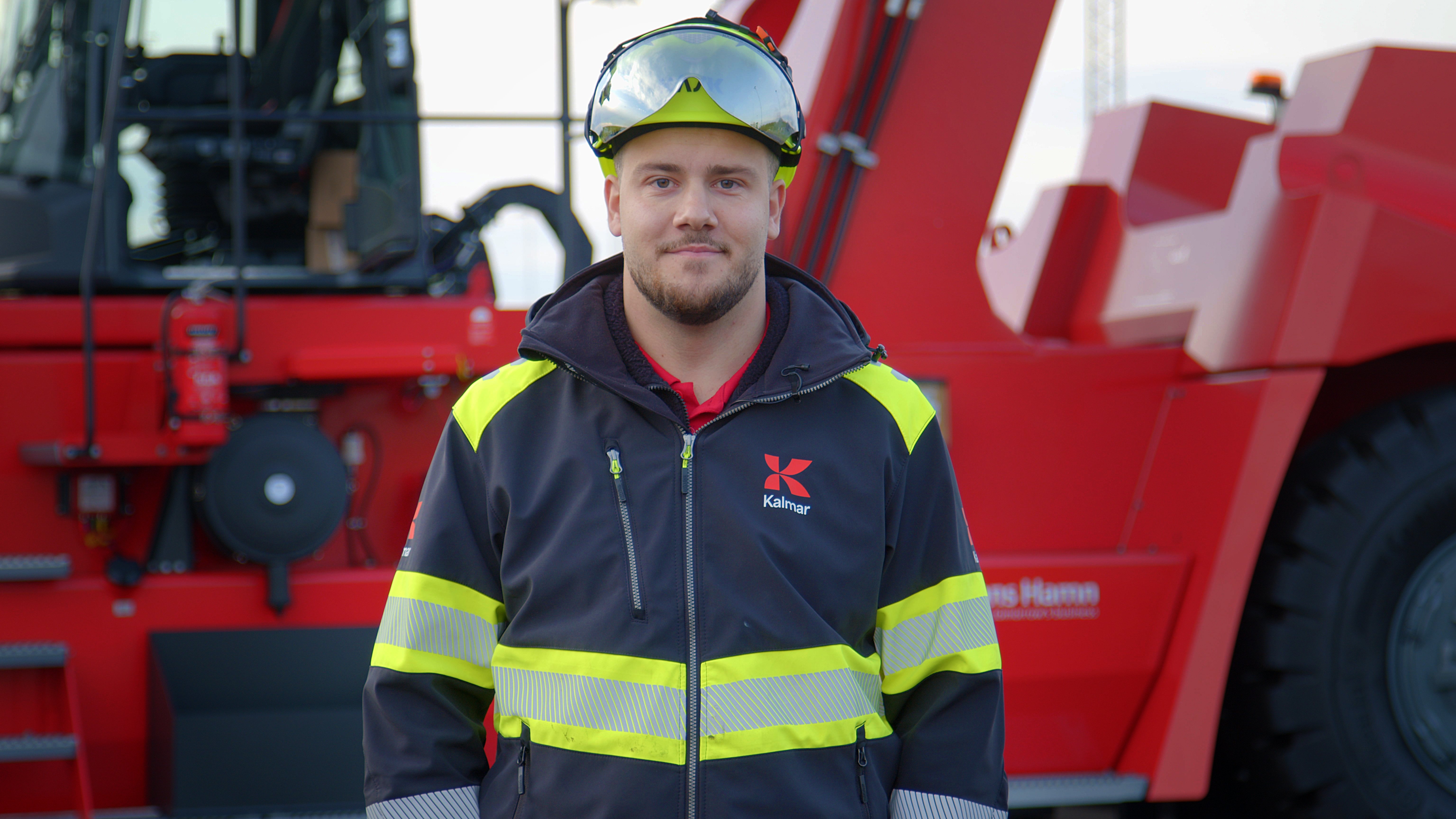 Kalmar Service Hero: Cesar Aagaard från Sverige