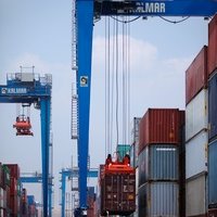 Saigon Newport Company, Vietnam Kalmar rubber-tyred gantry (RTG) crane