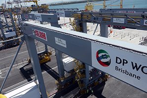 DP World, Brisbane, Australia Kalmar automatic stacking cranes (ASCs)
