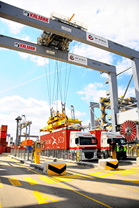 Kalmar automated truck handling