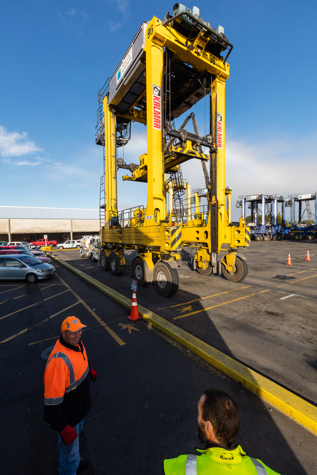 Kalmar Straddle Carriers at the Port of Tauranga